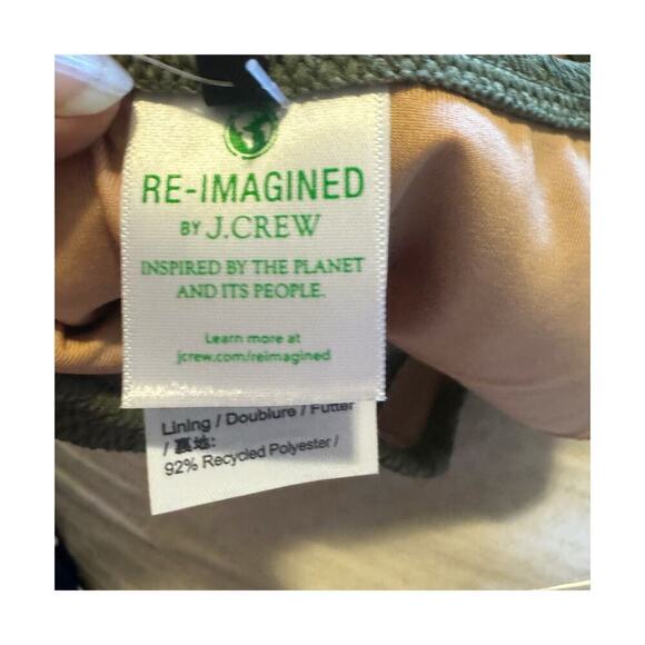 J.Crew Women's Textured High-Rise Cheeky Bikini Bottom Size M NWT - Picture 9 of 12